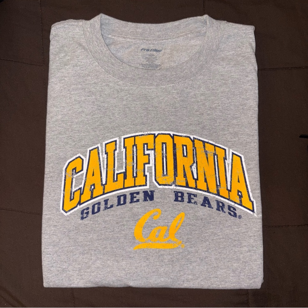 Pro Edge UC Berkeley Gray California Golden Bears Tee | size 2XL